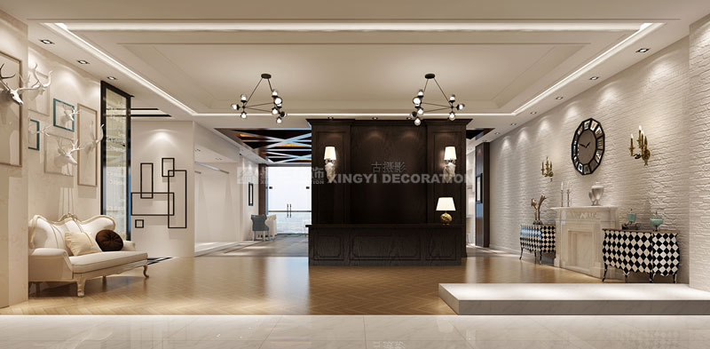 古攝影接待大廳裝修設(shè)計圖片