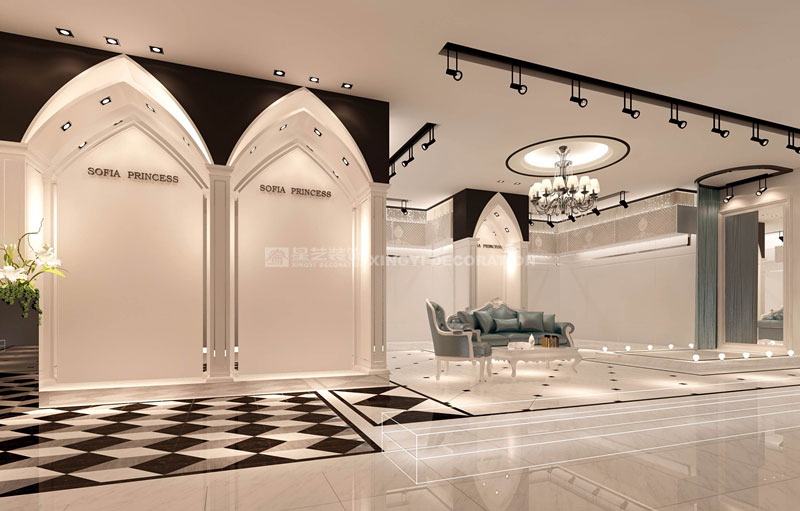 古攝影婚紗店禮服館設(shè)計效果圖