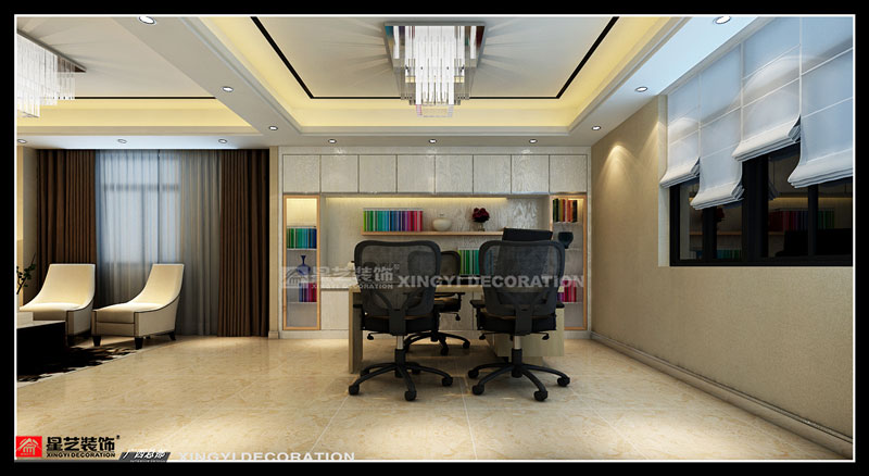 華西商貿(mào)城辦公樓裝修總辦設(shè)計(jì)效果