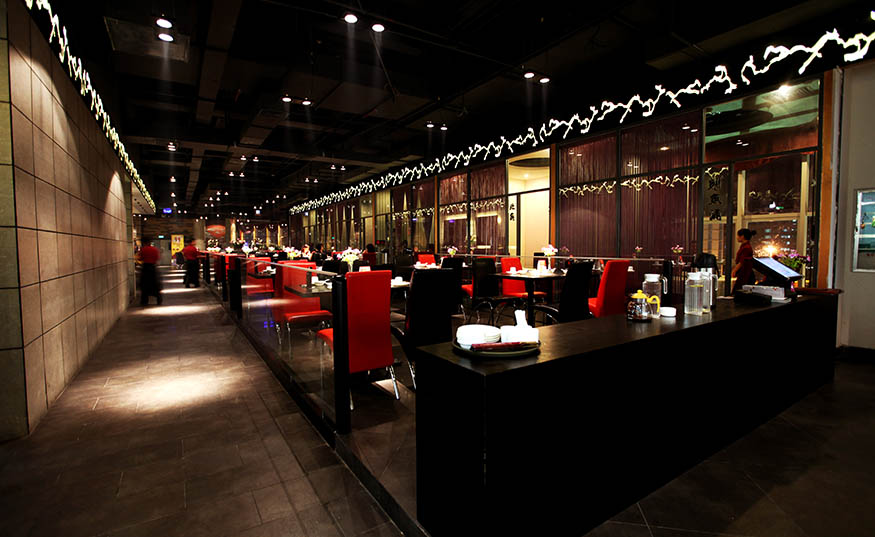 香江匯時(shí)尚餐廳裝修設(shè)計(jì)整體效果第二張