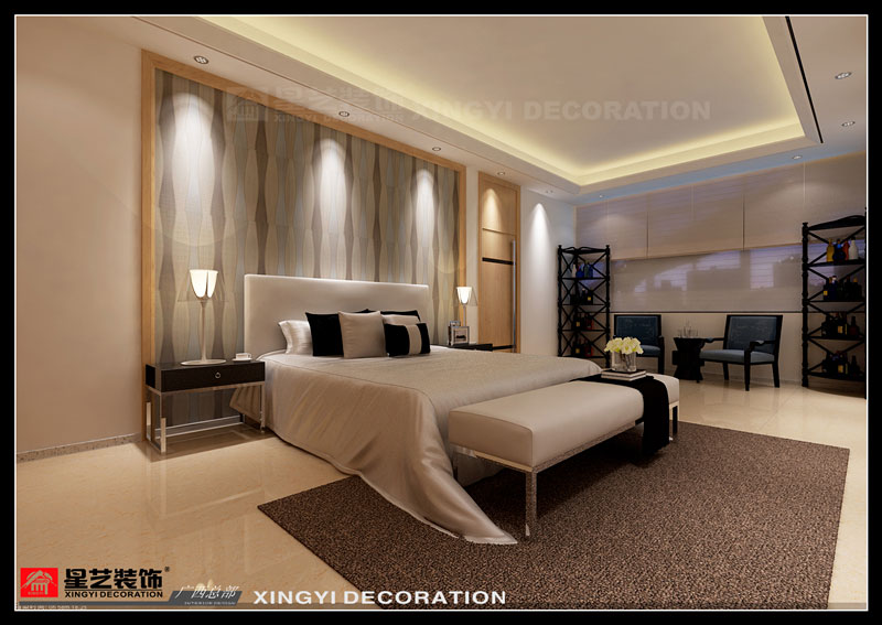 遠(yuǎn)信大廈辦公室裝修董事長辦公室休息室效果圖片