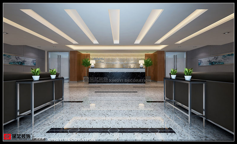 信永中和南寧分所前臺形象區(qū)設(shè)計(jì)效果第一張