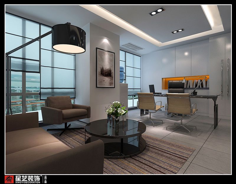 廣西中青旅辦公室副經(jīng)理辦公室裝修設計圖片