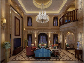 楓林藍(lán)岸600平裝修案例