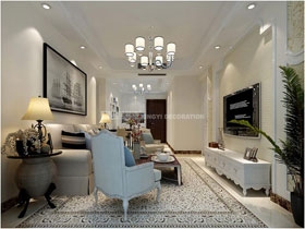 萊茵花語(yǔ)100平裝修案例