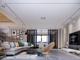 鳳嶺一號(hào)240平裝修設(shè)計(jì)案例