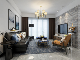 華潤(rùn)二十四城120平裝修案例