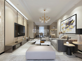 保利領秀前城領秀府128平裝修案例