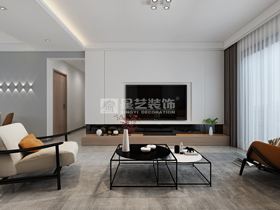 華潤(rùn)二十四城120平裝修案例