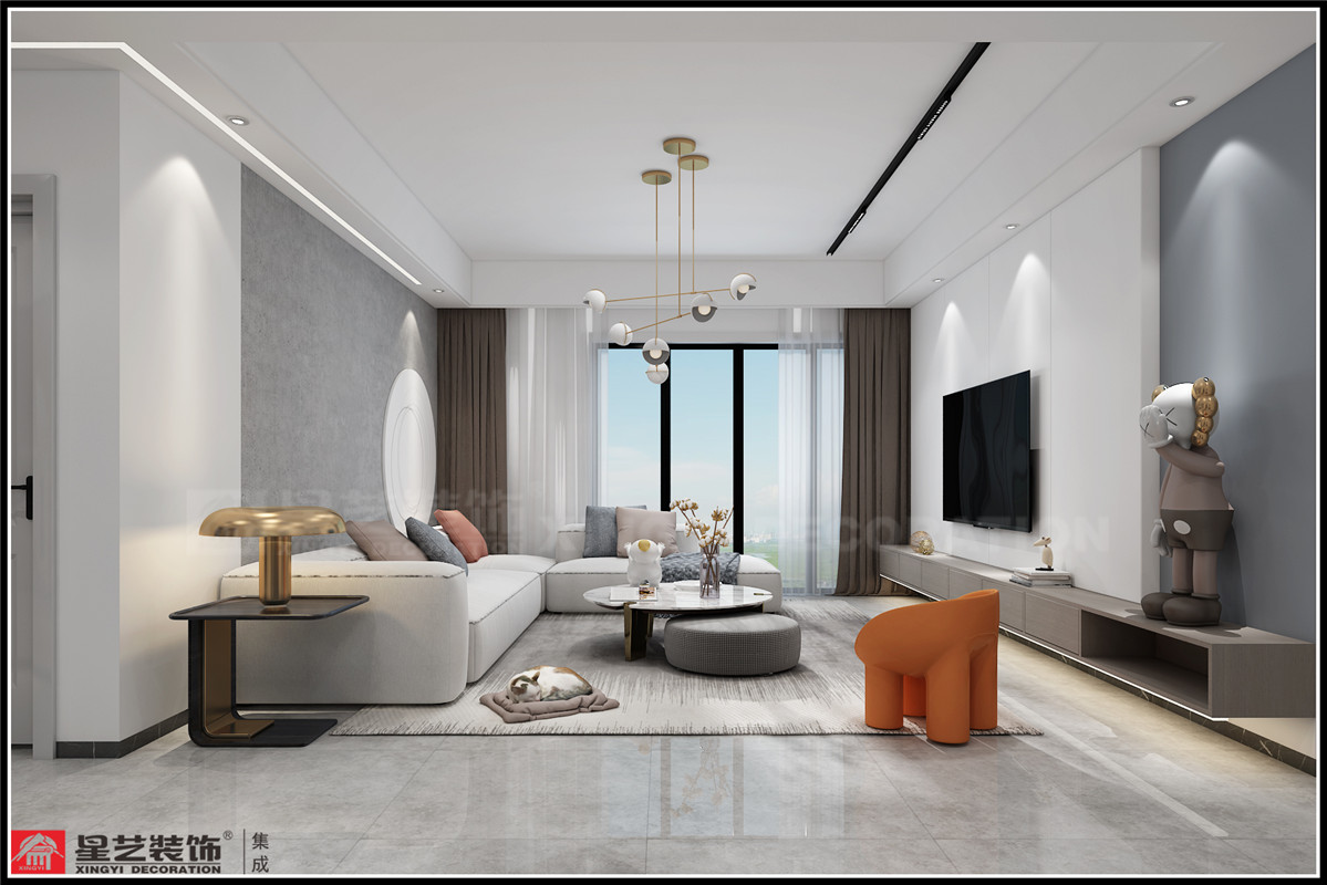 華發(fā)國(guó)賓壹號(hào)130平裝修案例