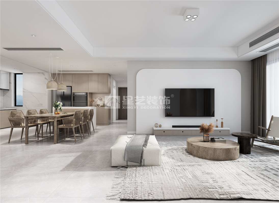 江宇都會明珠136平裝修案例