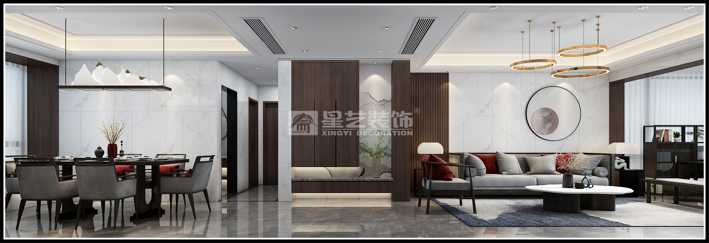 萬(wàn)達(dá)茂140平裝修案例