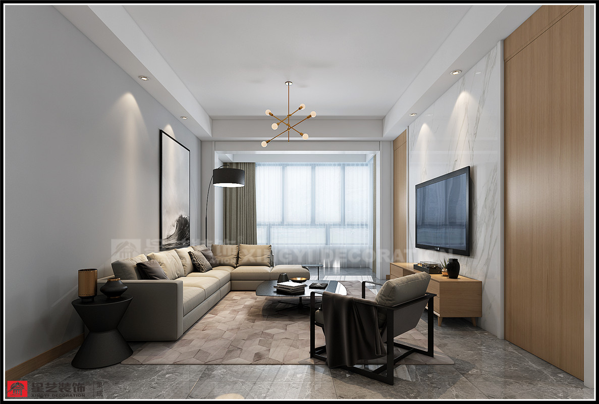 五象湖一號(hào)160平裝修案例