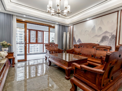 綠地中央廣場150平中式風格實景720°全景